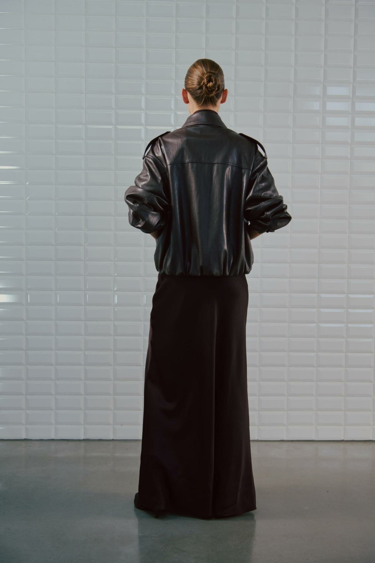 WITHBLACK JACKET ISABEL DARK BROWN