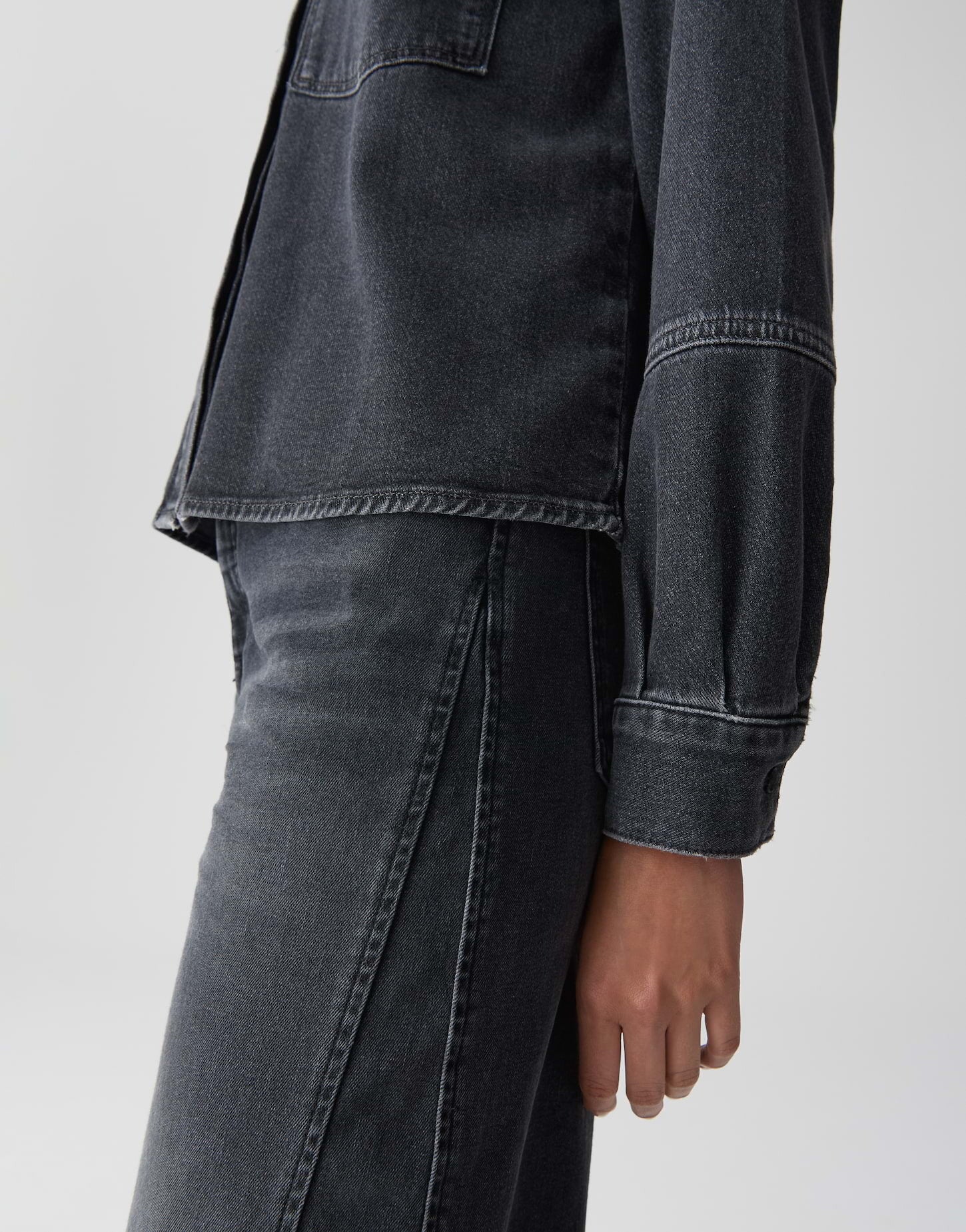OPUS BLOUSE FEMORI MID ICONIC GREY