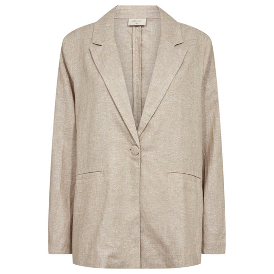FREEQUENT BLAZER LAVASI SAND MELANGE/SILVER