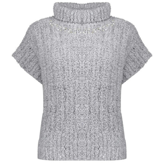 GEISHA SPENCER PEARLS & STONES GREY