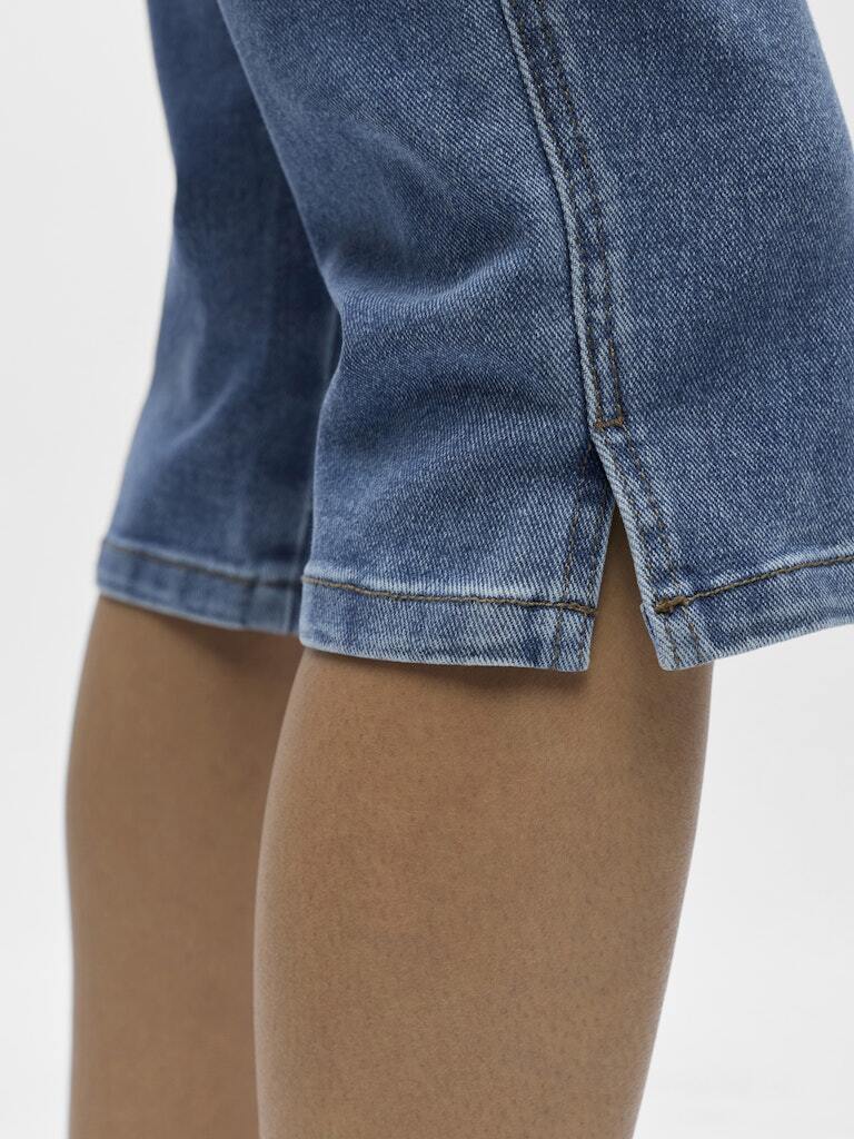 OBJECT CAPRI JEANS CARO MEDIUM BLUE DENIM