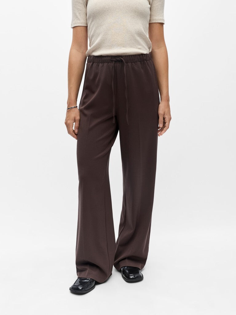 OBJECT BROEK MET KOORD SEAL BROWN