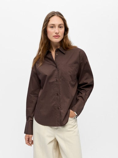 OBJECT BLOUSE ZILA SEAL BROWN