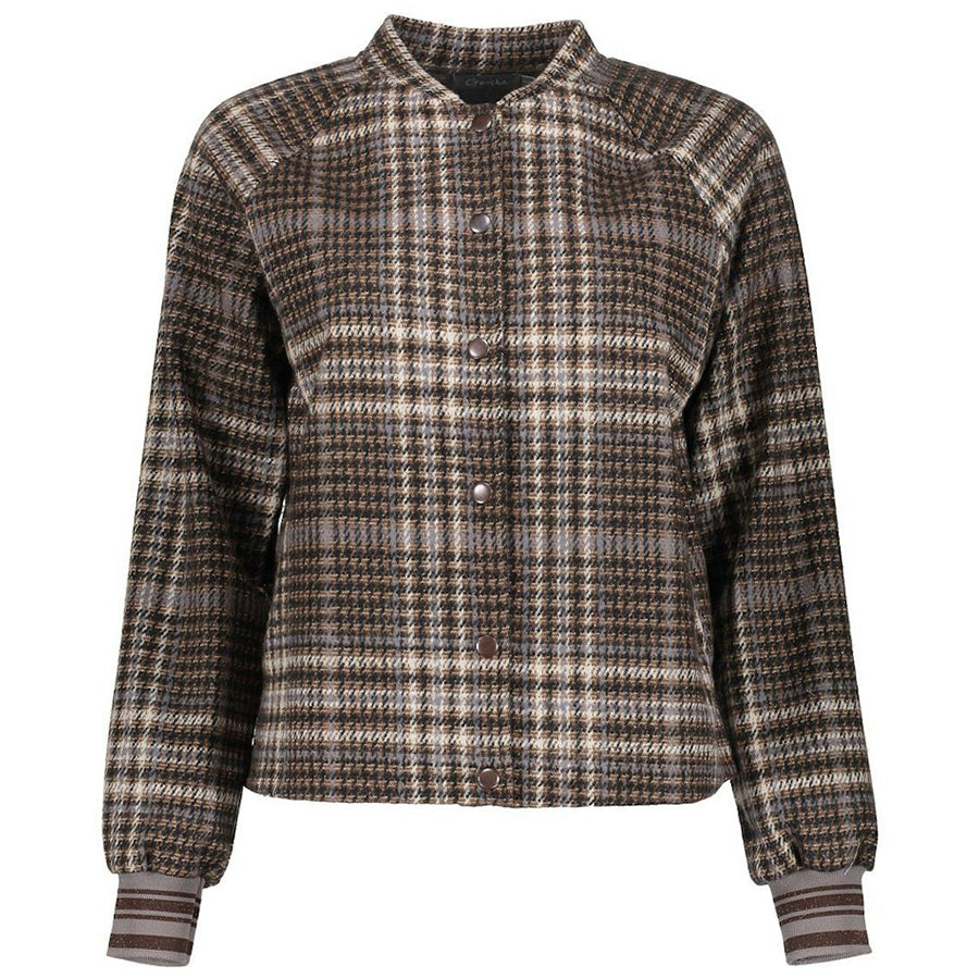 GEISHA JASJE CHECK BROWN/GREY