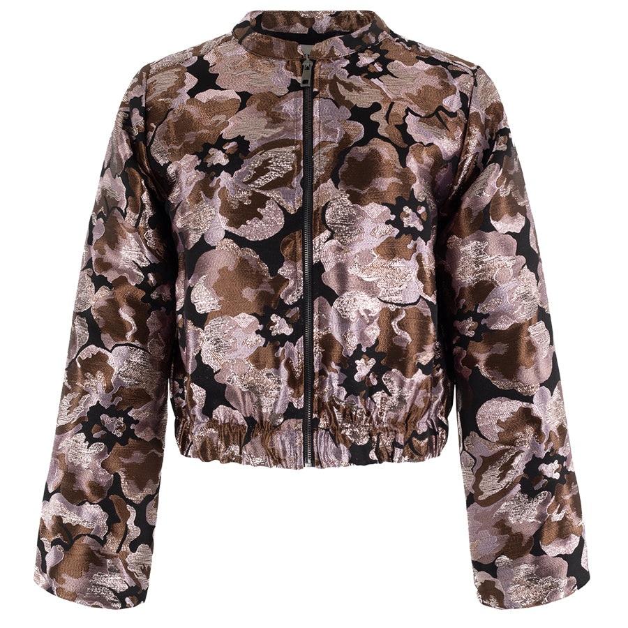 ANNA BOMBERJACK BLOEMPRINT BLUSH