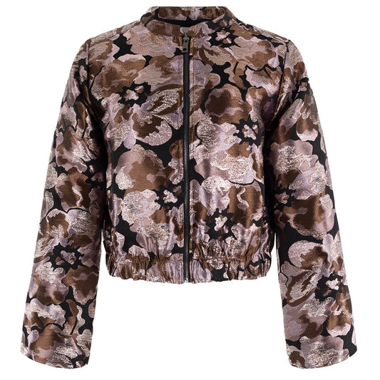 ANNA BOMBERJACK BLOEMPRINT BLUSH