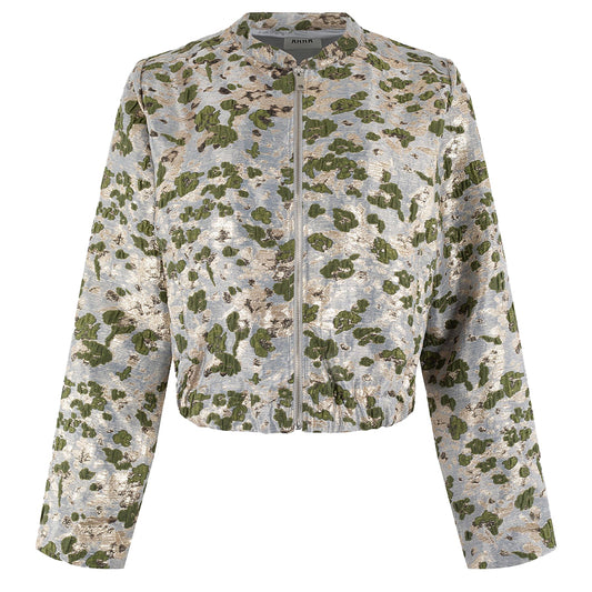 ANNA BLAZER PANTER OLIVE GREEN