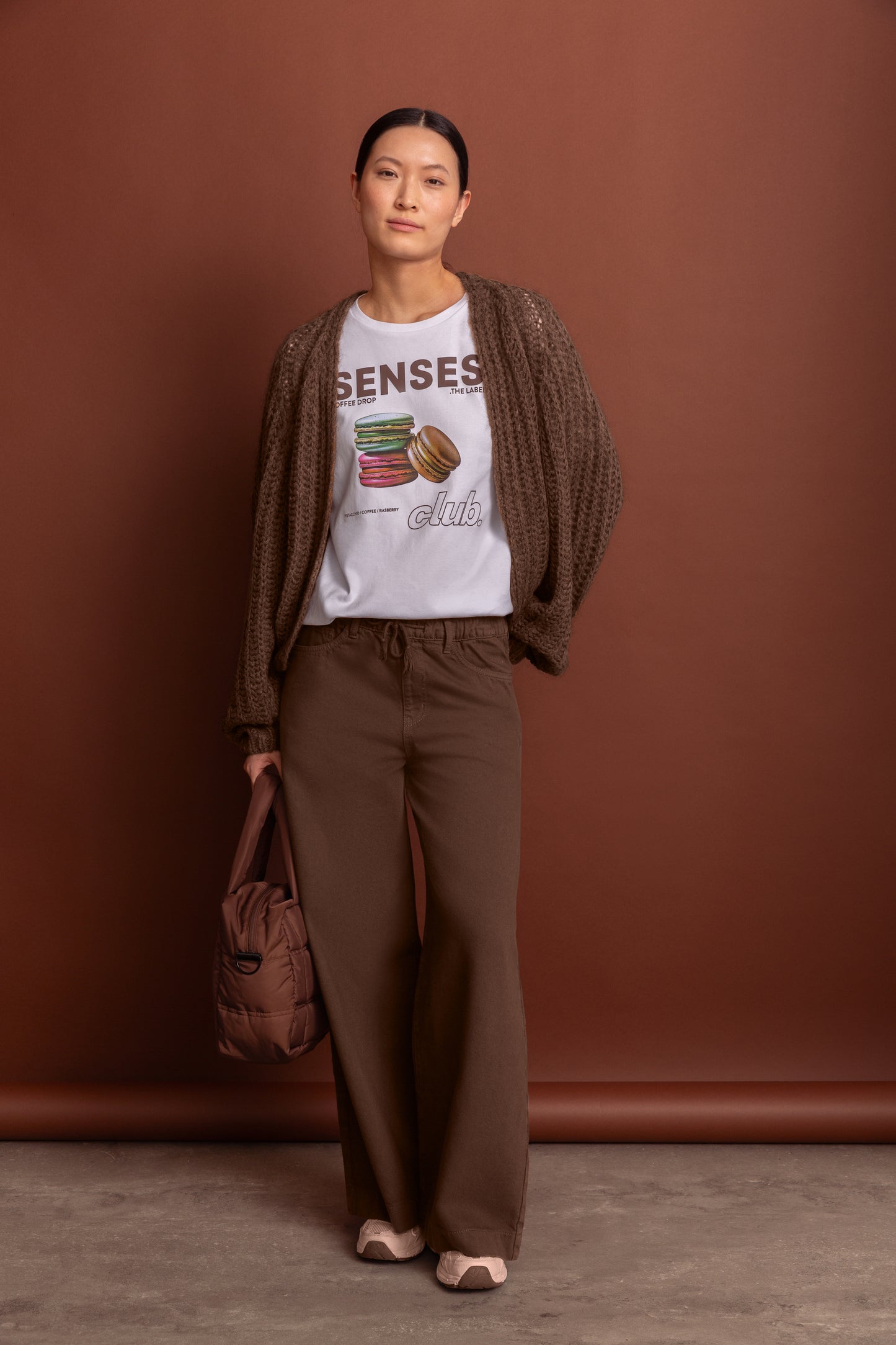 SENSES THE LABEL T-SHIRT MACARON OPTIC WHITE