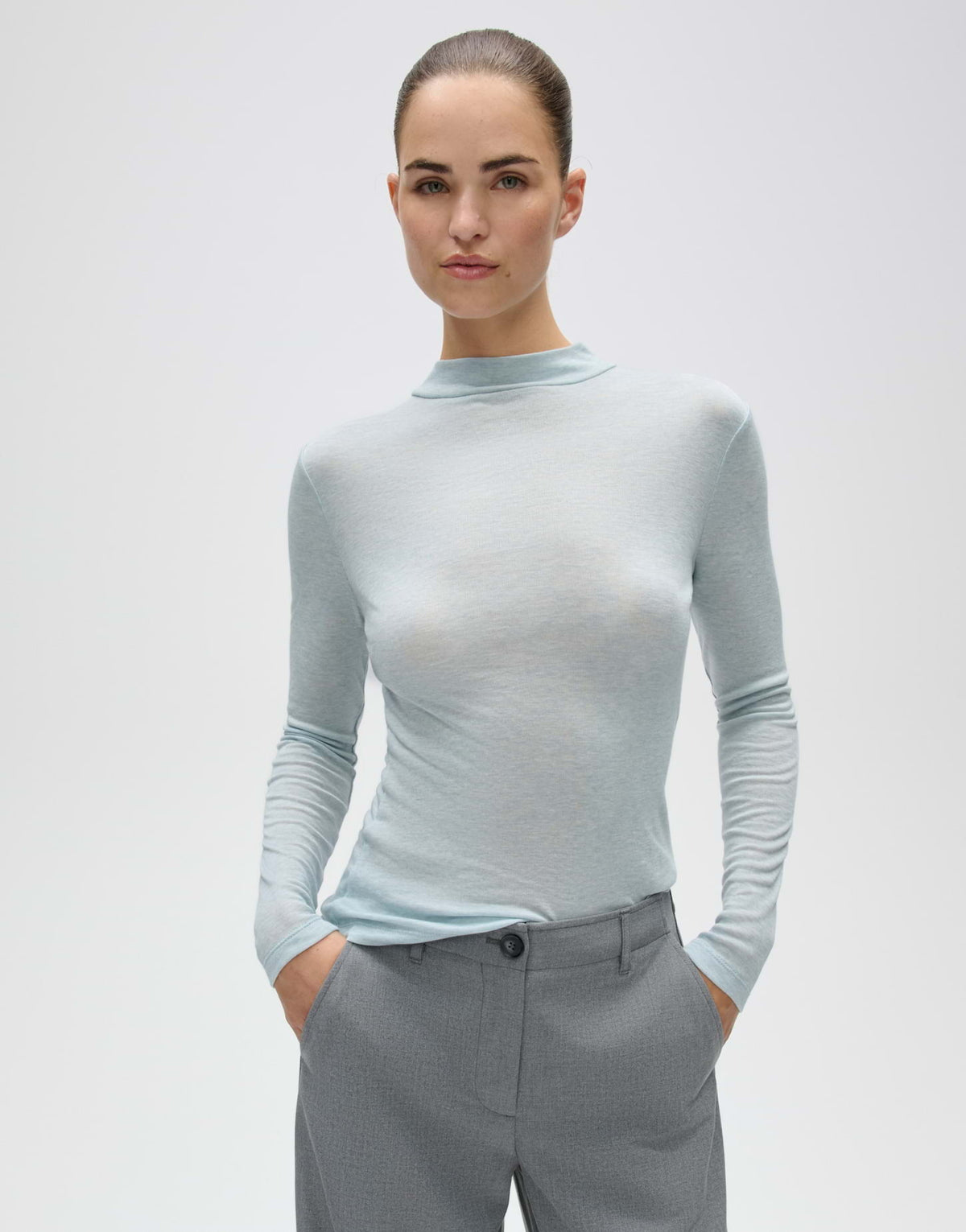 OPUS SHIRT SEWOLLI DUSTY AQUA
