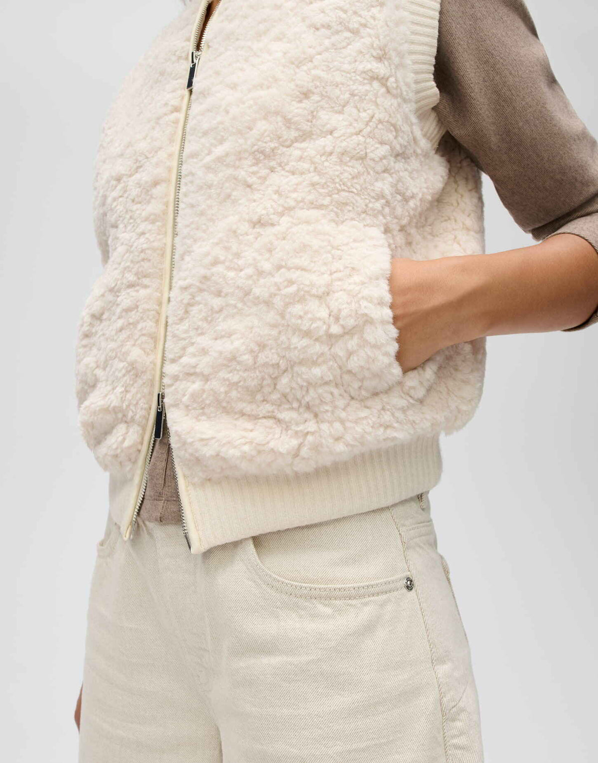 OPUS BODYWARMER GASTE SOFT CREAM