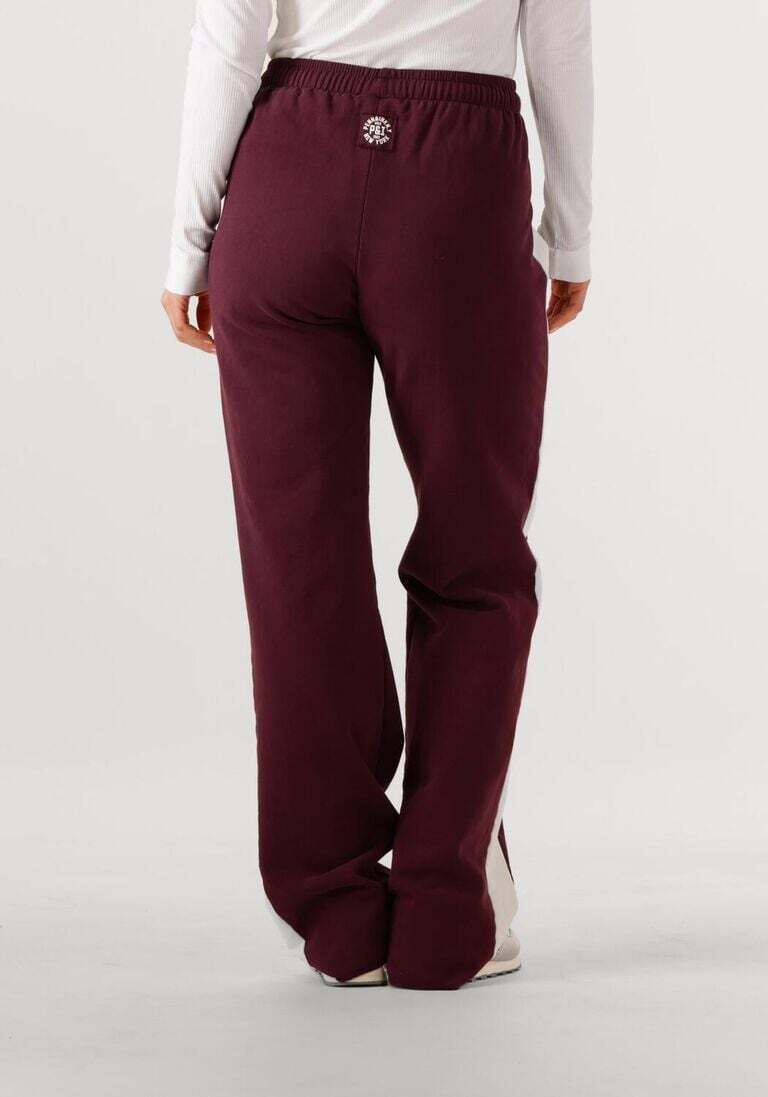 PENN&INK BROEK STRIPE AUBERGINE