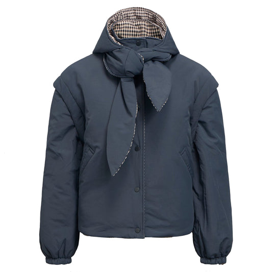 OBJECT JAS TIMIA RAVEN/MACADEMIA WITH BLACK CHECKS<BR />