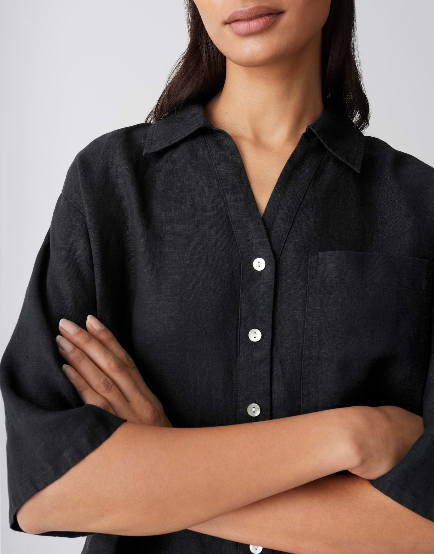 OPUS BLOUSE FLIPPA BLACK