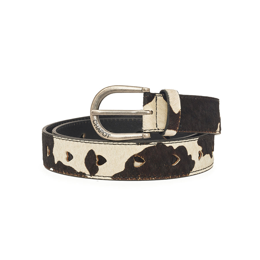 FABIENNE CHAPOT RIEM HAIRY COSY WHITE/BLACK