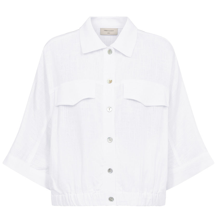 FREEQUENT JACKET LARIN BRILLIANT WHITE