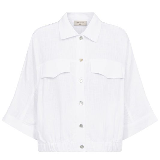FREEQUENT JACKET LARIN BRILLIANT WHITE