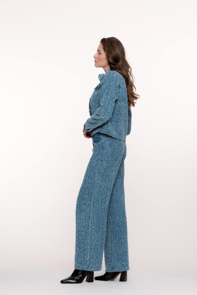 GEISHA JEANS WIDE STONEWASH DENIM