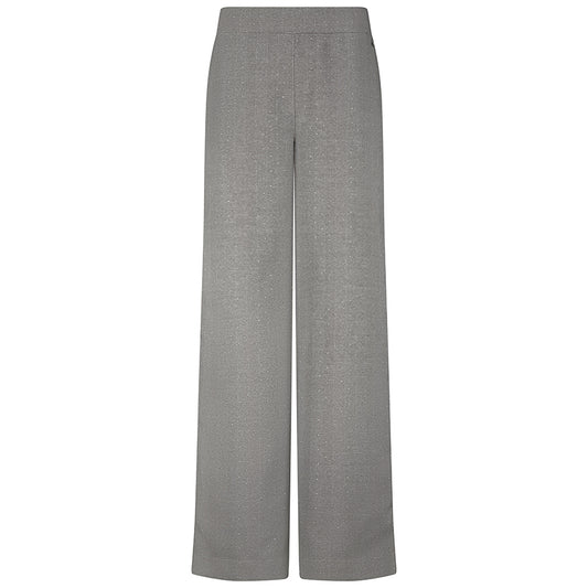 TRAMONTANA BROEK FANCY HERRINGBONE MID GREY MELANGE