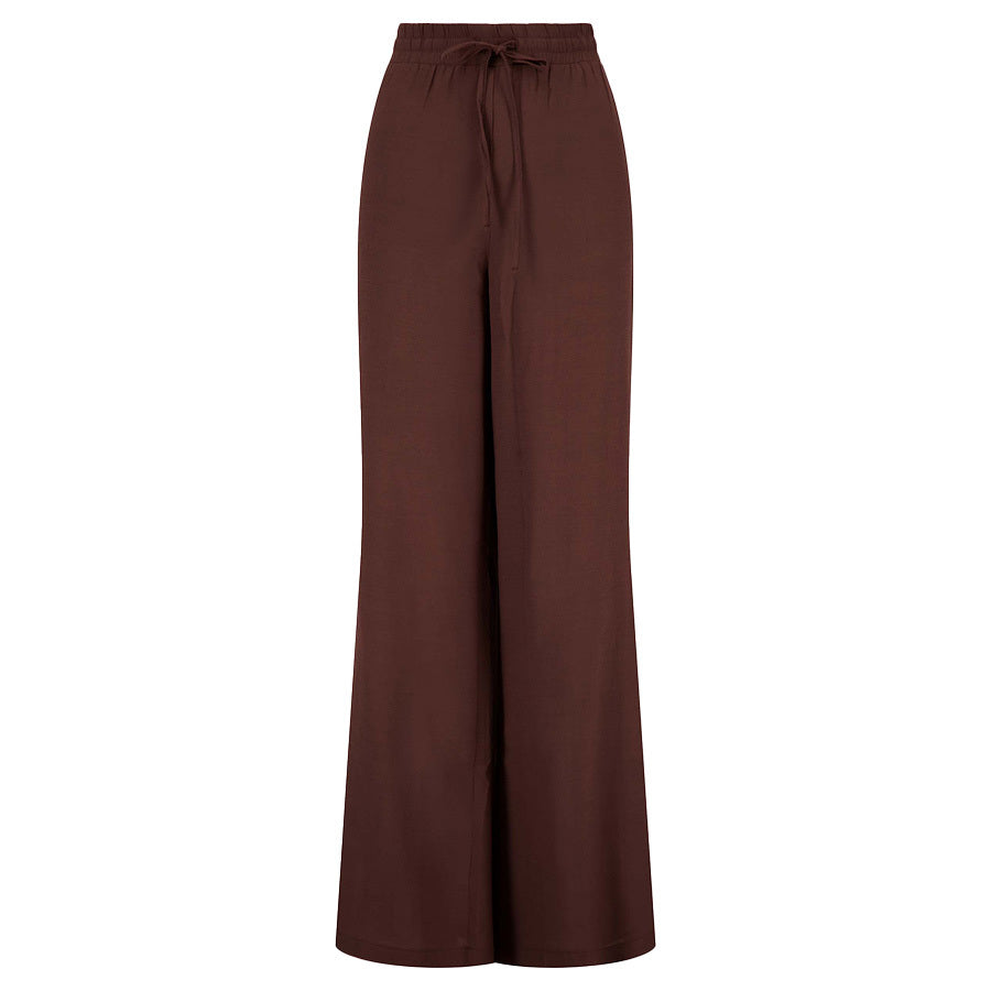 ZUSSS BROEK CRINCLE BROWN