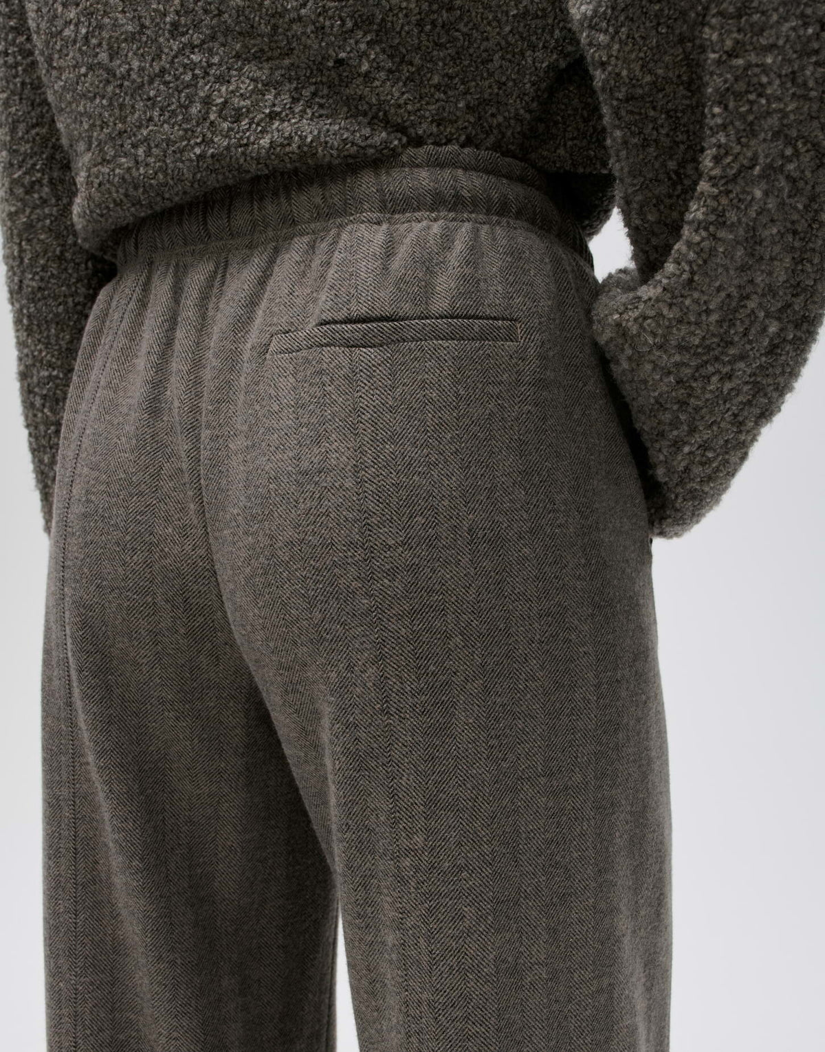 OPUS BROEK MELANE HERRINGBONE WARM GREIGE