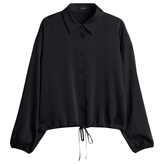OPUS BLOUSE FLIMMER BLACK