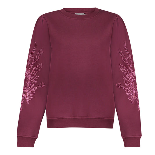 GEISHA TRUI BURGUNDY/FUCHSIA