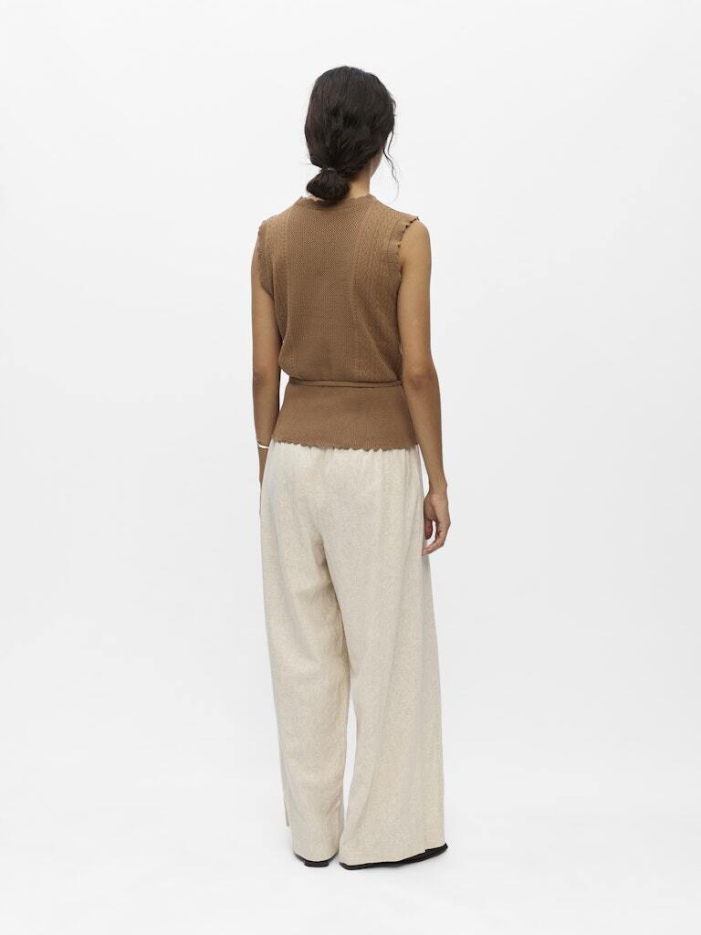 OBJECT TOP JEANY TOASTED COCONUT/MELANGE