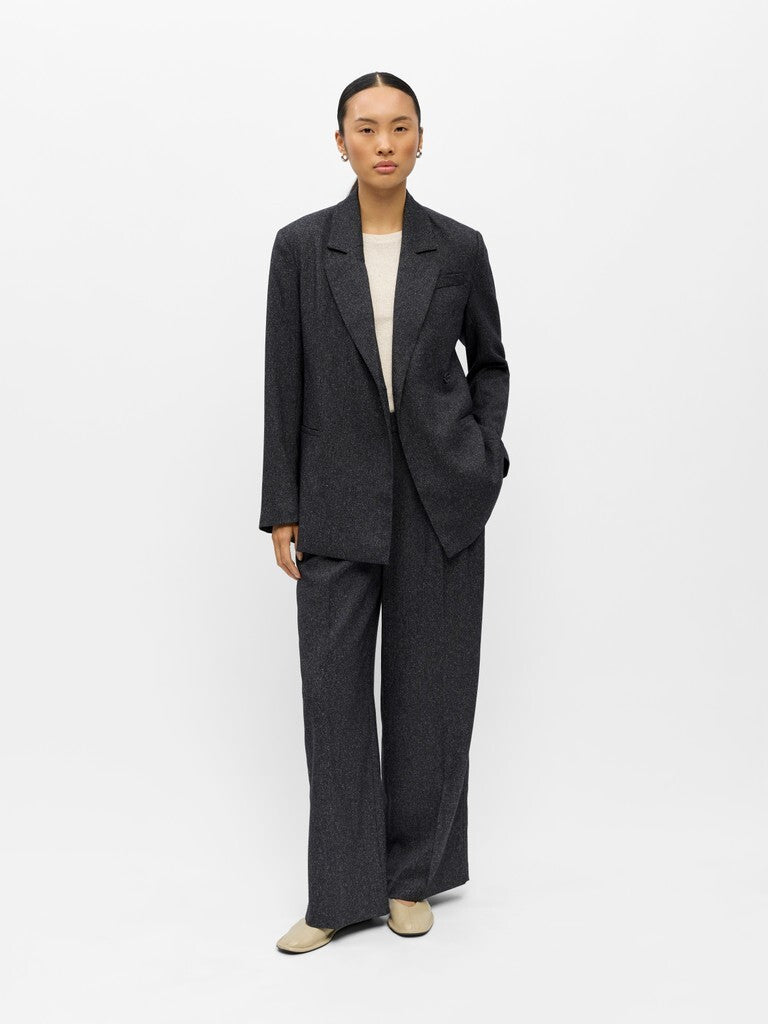 OBJECT BLAZER DUBBELE KNOPEN BLACK