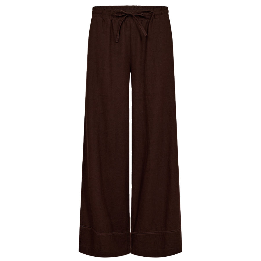 FREEQUENT BROEK LALUNA COFFEE BEAN