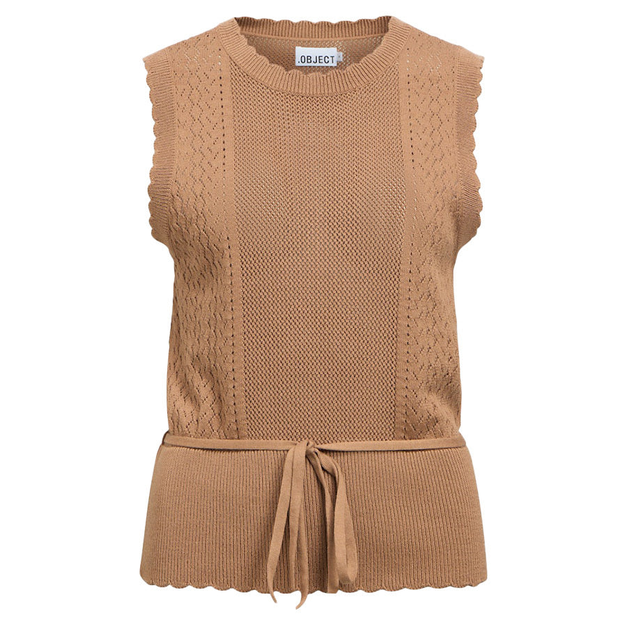 OBJECT TOP JEANY TOASTED COCONUT/MELANGE