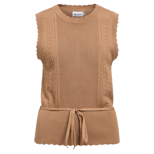 OBJECT TOP JEANY TOASTED COCONUT/MELANGE