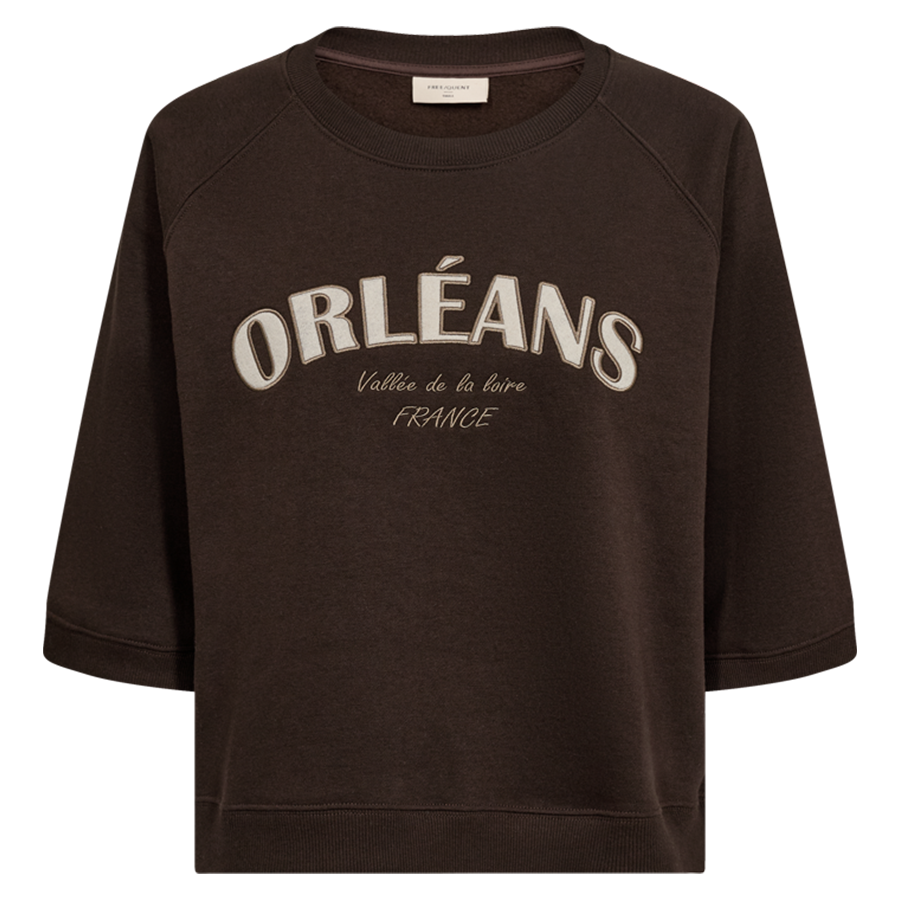 FREEQUENT SWEATER KAMELA MOLE/MOONBEAM