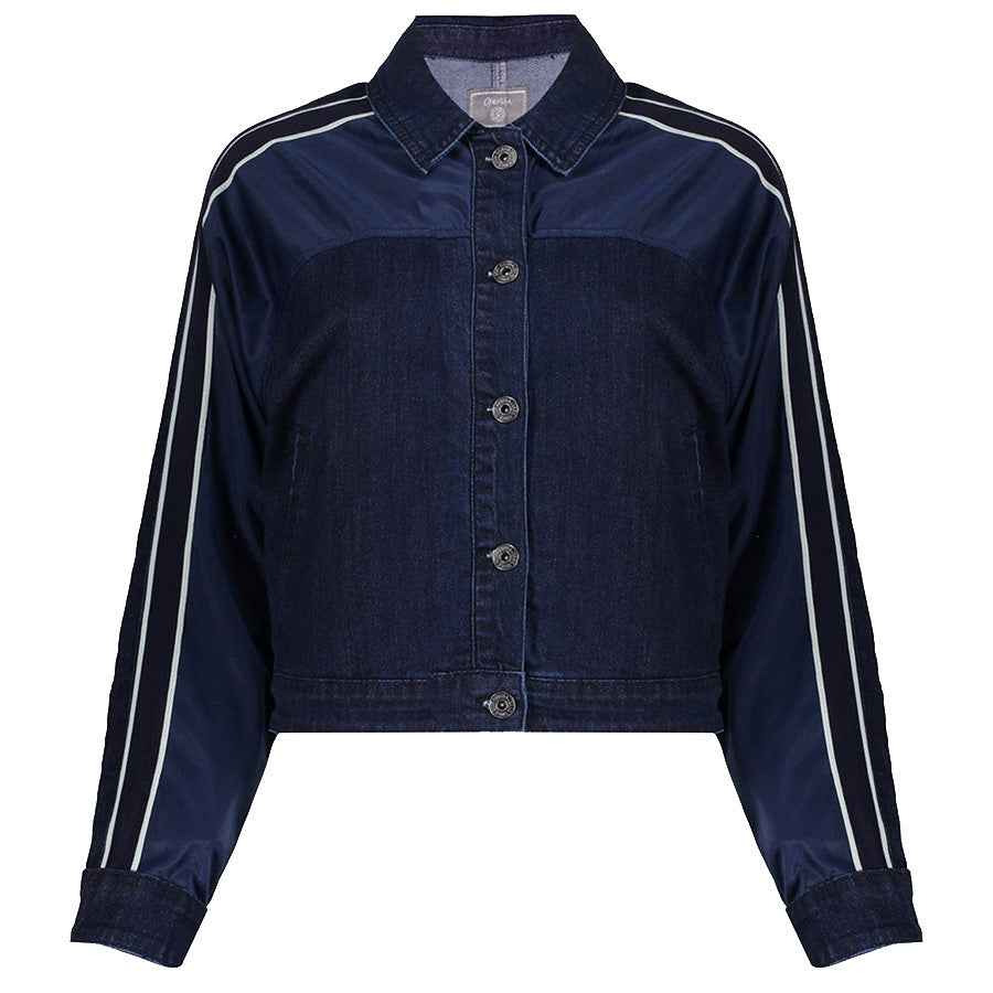 GEISHA JACK DENIM STRIPES DARK BLUE DENIM/NAVY