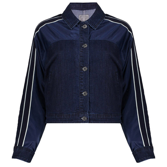 GEISHA JACK DENIM STRIPES DARK BLUE DENIM/NAVY