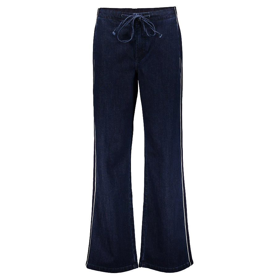 GEISHA BROEK DENIM STRIPES DARK BLUE DENIM