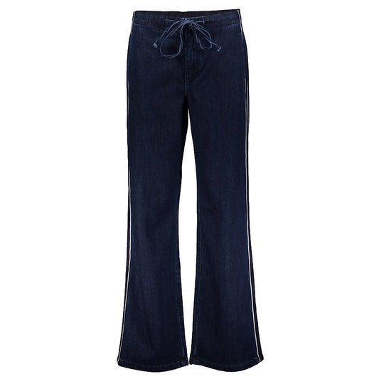 GEISHA BROEK DENIM STRIPES DARK BLUE DENIM