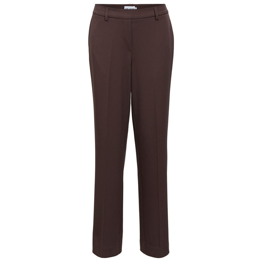 OBJECT BROEK LISA STRAIGHT SEAL BROWN