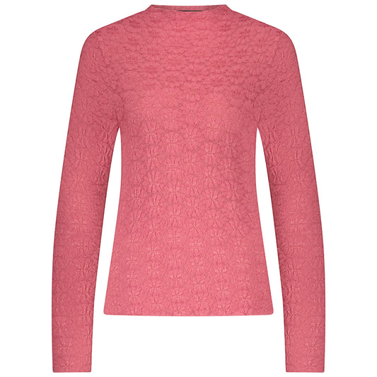 TRAMONTANA TOP BRUSHED STRETCH LACE ROSEWOOD