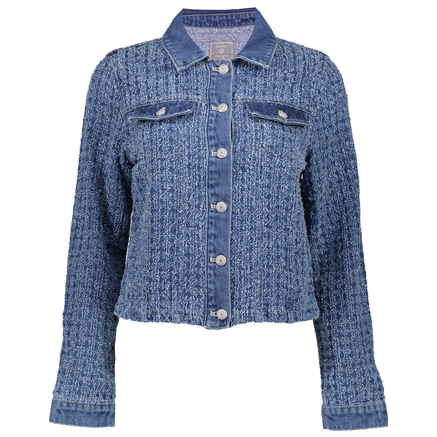 GEISHA JEANS JACKET STONEWASH DENIM