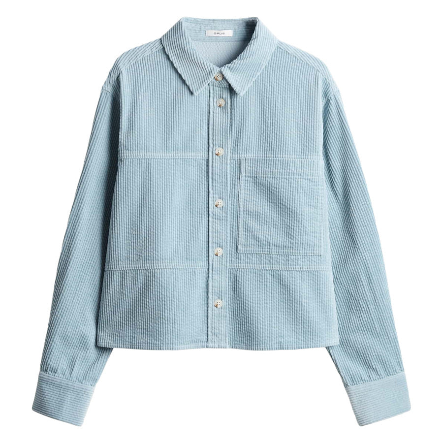 OPUS BLOUSE FALVI DUSTY AQUA 