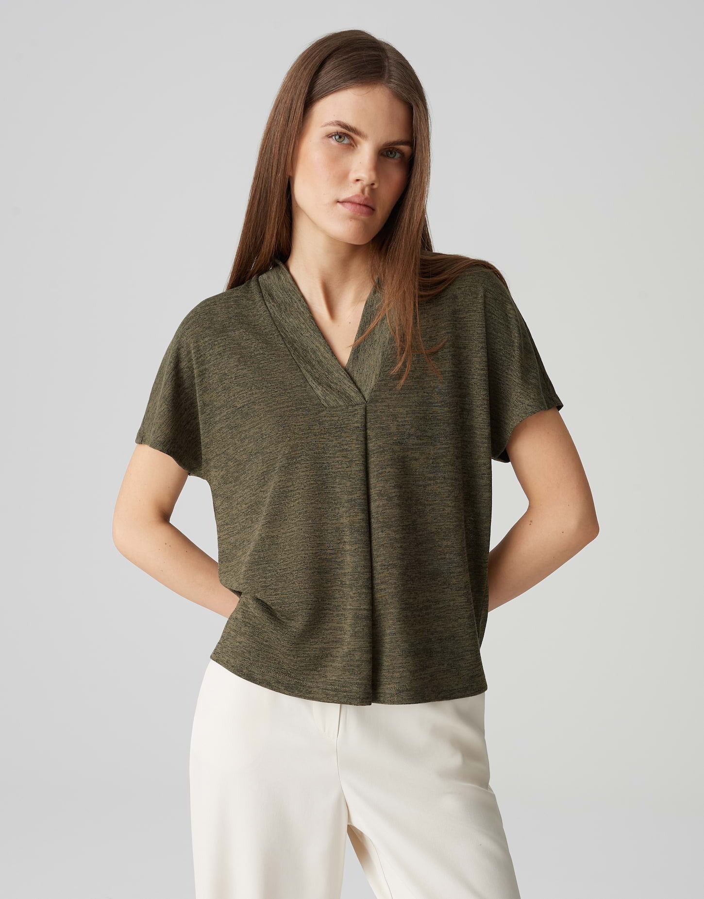 OPUS TOP SANZE OLIVE LEAF