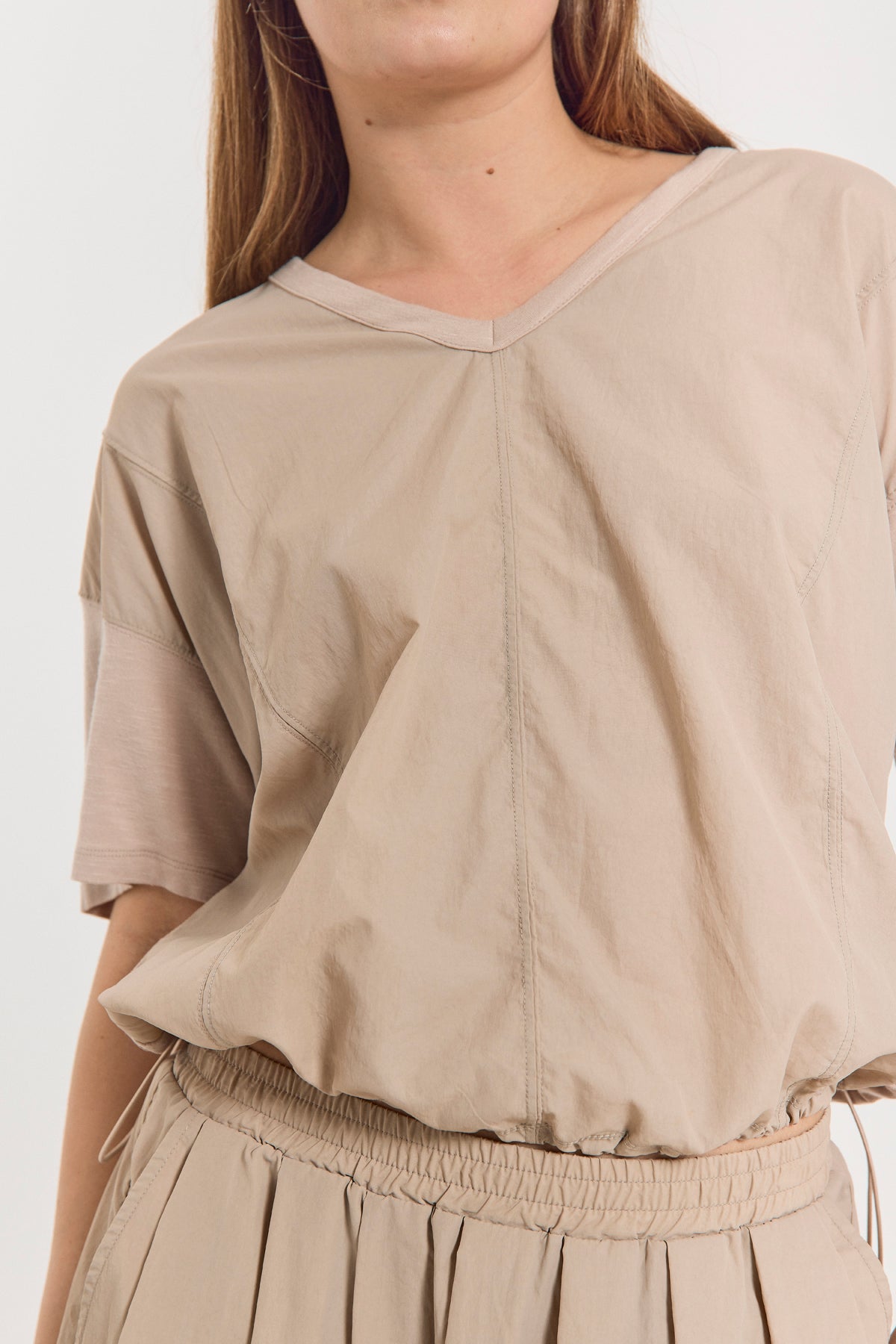 FREEQUENT T-SHIRT IVORA SIMPLY TAUPE