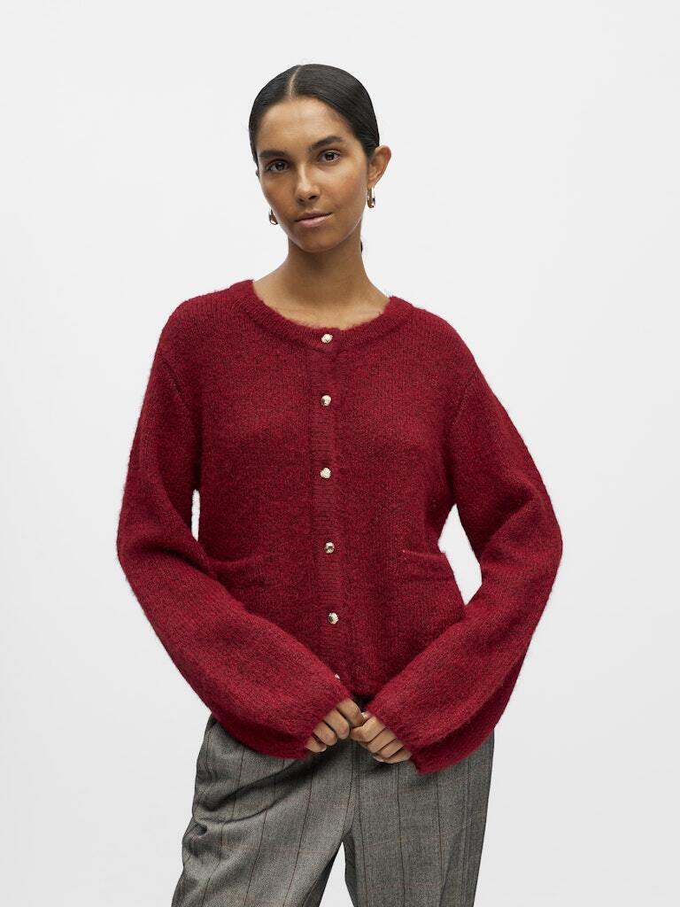 OBJECT VEST SAGGIA KARANDA RED/MELANGE