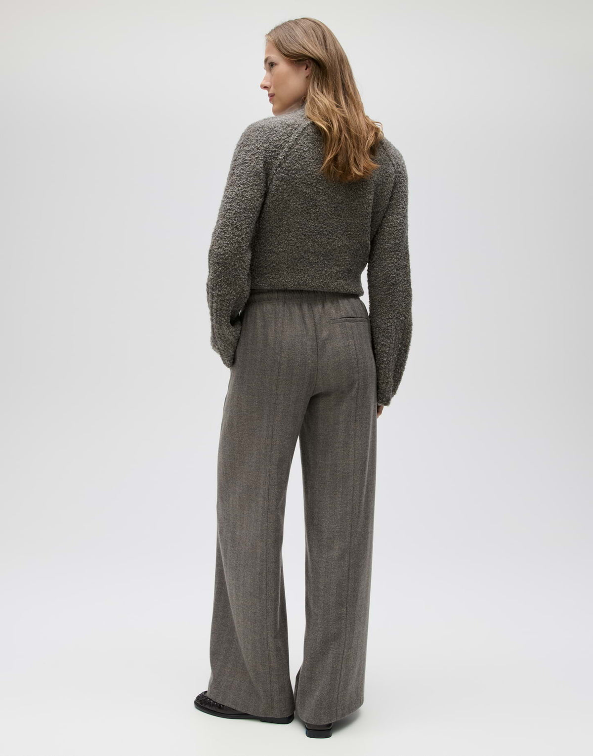 OPUS BROEK MELANE HERRINGBONE WARM GREIGE