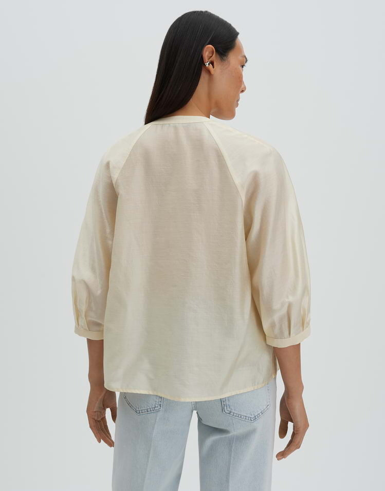 SOMEDAY BLOUSE ZAMIDA BUTTERCREAM