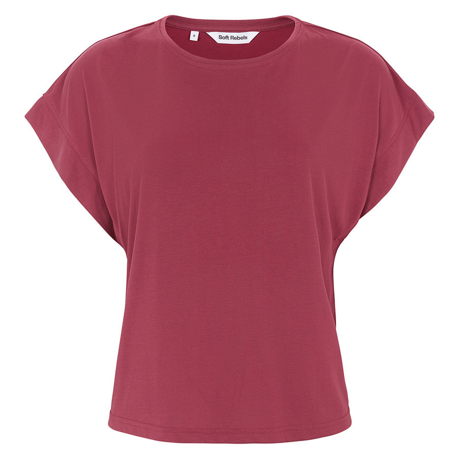 SOFT REBELS T-SHIRT ELLA BURNT RUSSET