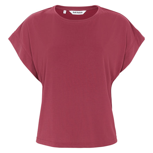 SOFT REBELS T-SHIRT ELLA BURNT RUSSET