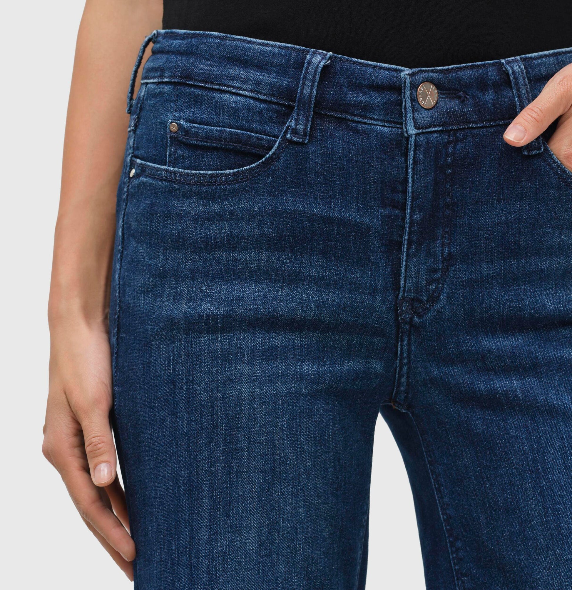 MAC JEANS DREAM WIDE COBALT AUTHENTIC WASH