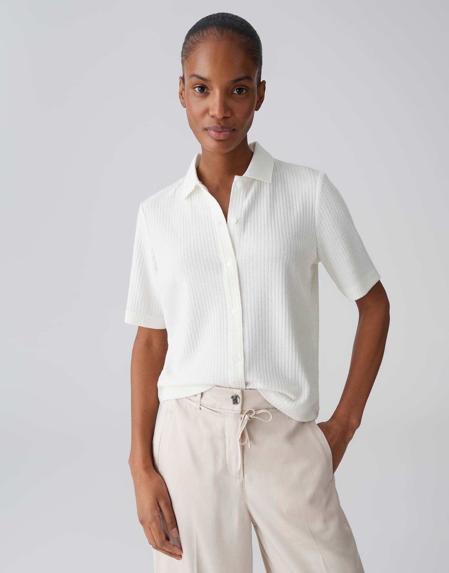 OPUS POLOSHIRT SOMELLI MILK