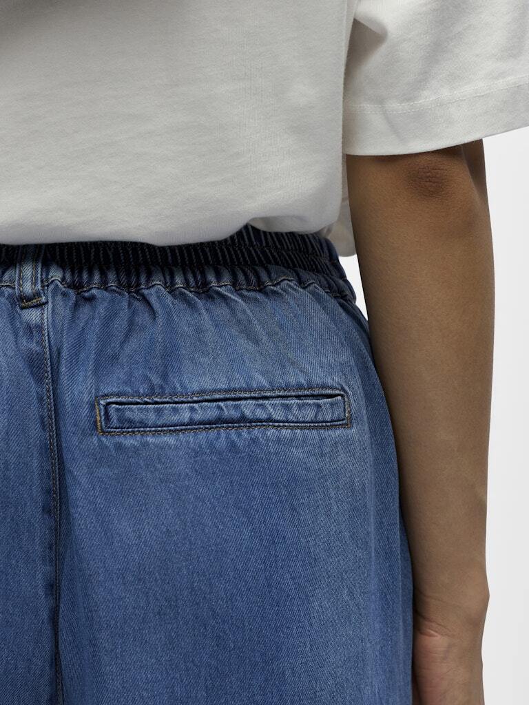 OBJECT BROEK FRAME CULOTTE MEDIUM BLUE DENIM